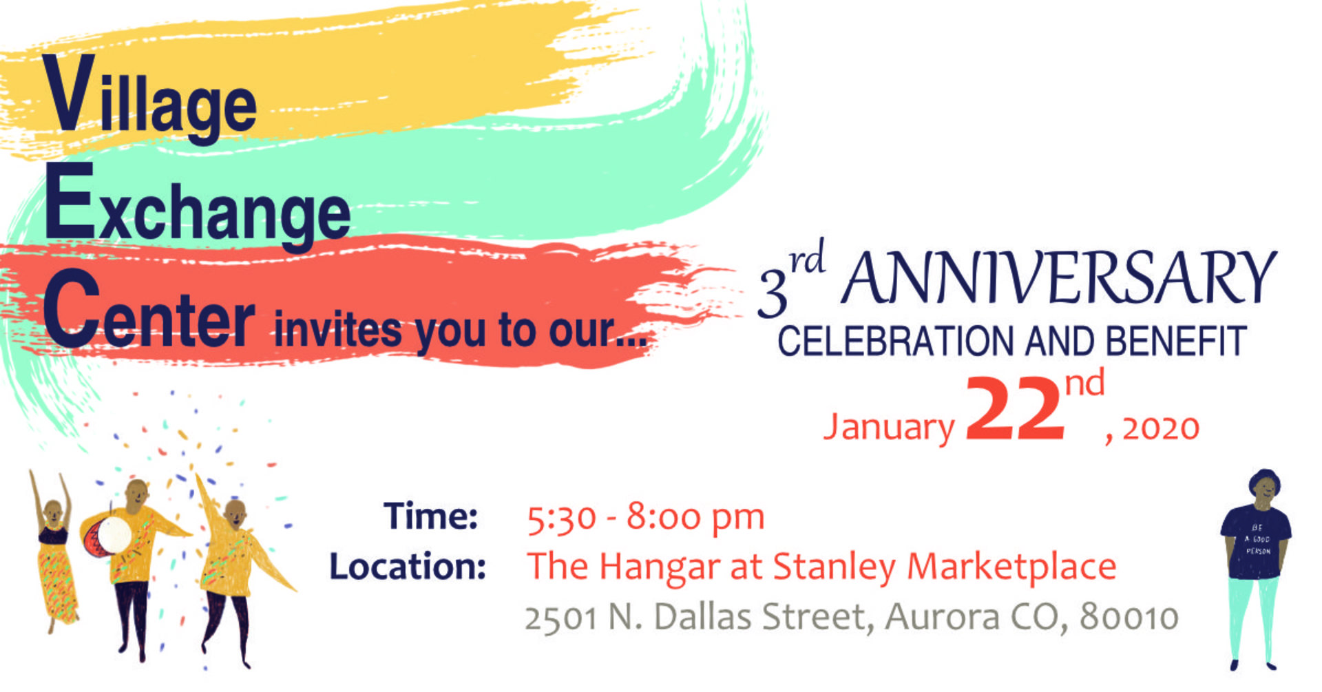 Village Exchange Center 3rd Anniversary Benefit