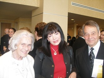  Anabel McHugh - founder and former board member, left, Ada Diaz, board member with Bob Hochstadt, event co-chair
