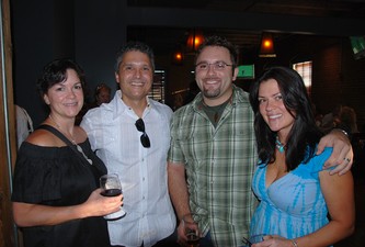  Kathleen & Robert Ham with  Chad & Michelle Gibson at the Urban Peak special Pre-Show Party