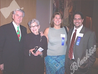 Irv and Roz Ash with Jolie and Brent Eisen. Both couples were Torch of Liberty Award Dinner Chairs.