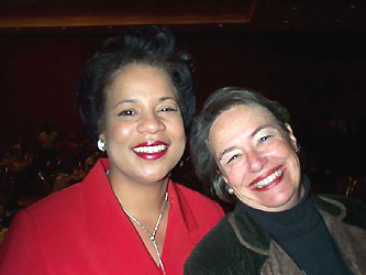  Mayor Webb's daughter Stephanie O'Malley and Donna Good