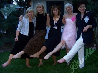 Blacktie | Photos | Great friends L to R: Becky Hurley ...