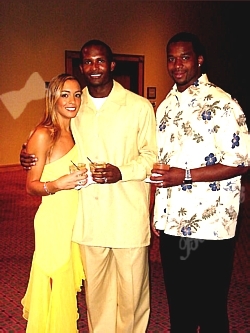 Blacktie | Photos | Hanady, left, and Champ Bailey with Kenoy Kennedy
